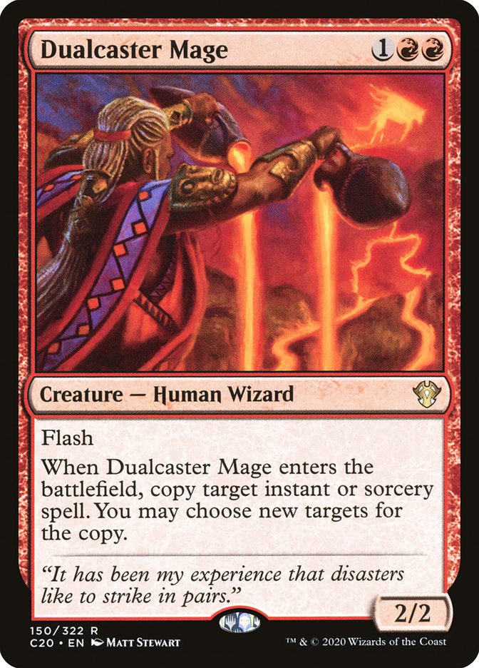 Dualcaster Mage [Commander 2020] MTG Single Magic: The Gathering    | Red Claw Gaming