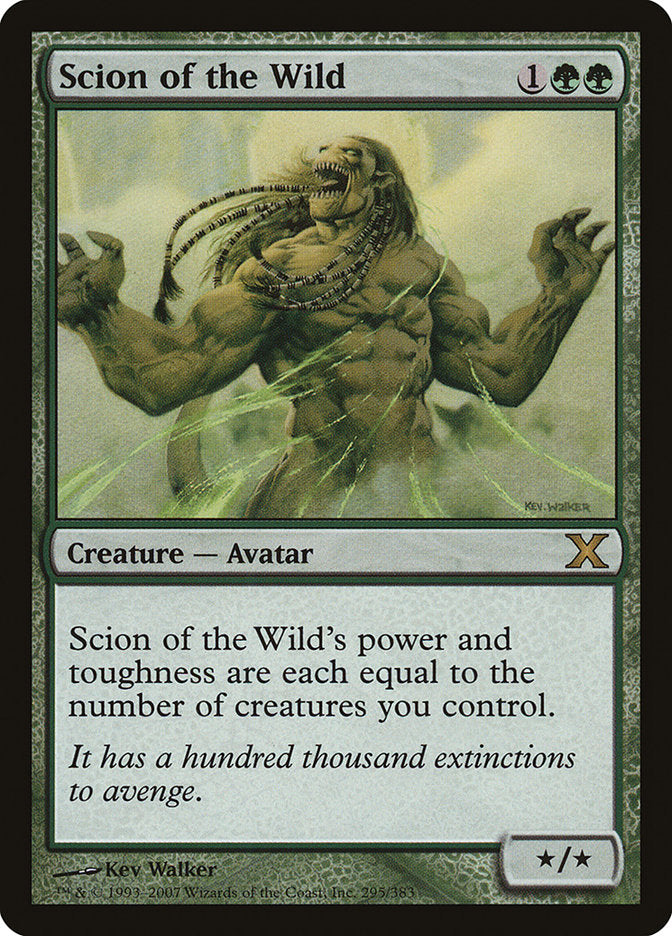 Scion of the Wild [Tenth Edition] MTG Single Magic: The Gathering    | Red Claw Gaming