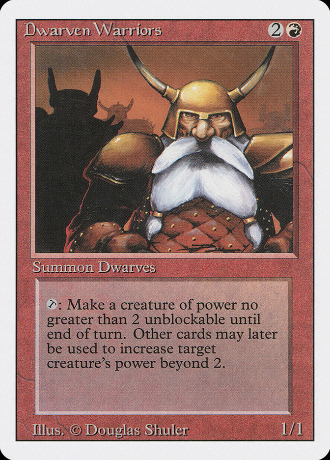 Dwarven Warriors [Revised Edition] MTG Single Magic: The Gathering    | Red Claw Gaming