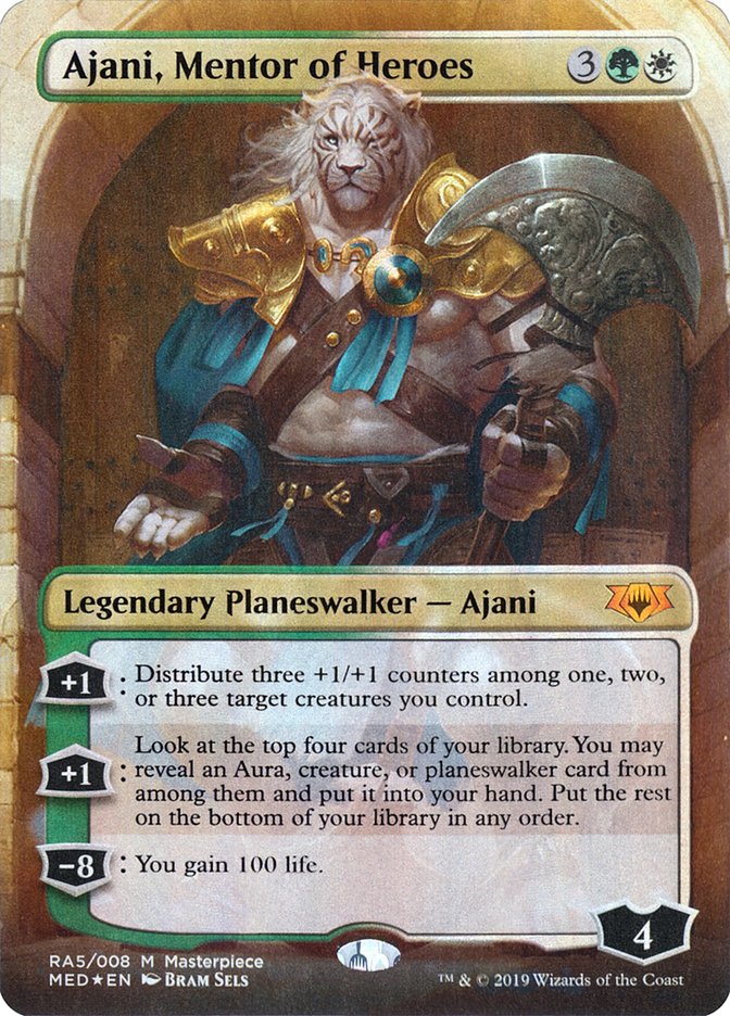 Ajani, Mentor of Heroes [Mythic Edition] MTG Single Magic: The Gathering    | Red Claw Gaming