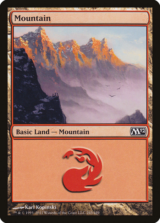 Mountain (243) [Magic 2012] MTG Single Magic: The Gathering    | Red Claw Gaming