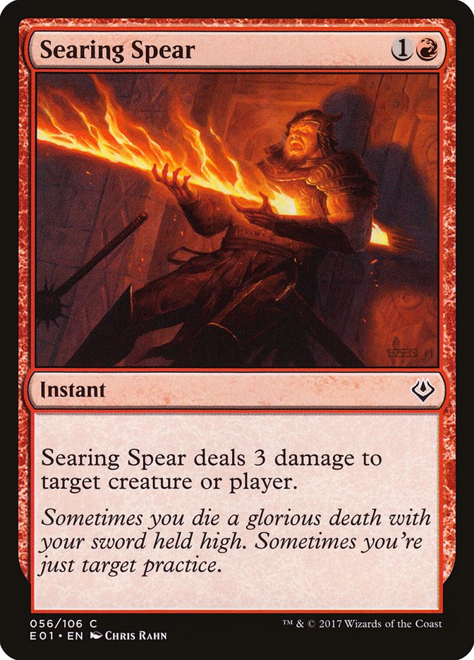 Searing Spear [Archenemy: Nicol Bolas] MTG Single Magic: The Gathering    | Red Claw Gaming