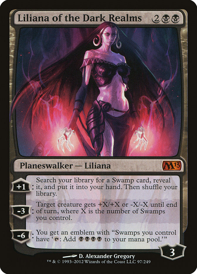 Liliana of the Dark Realms [Magic 2013] MTG Single Magic: The Gathering    | Red Claw Gaming