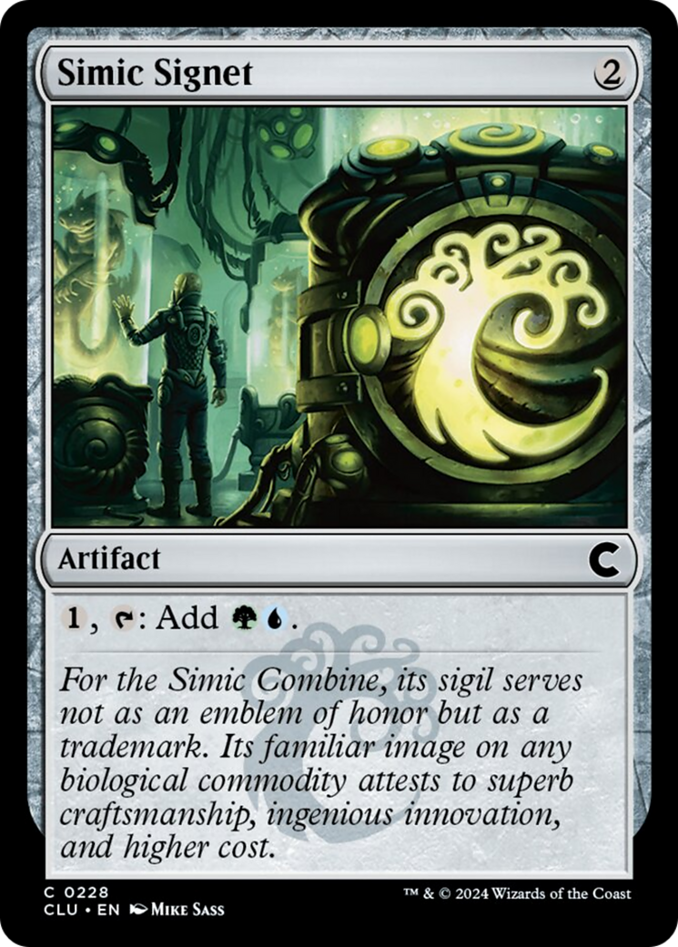 Simic Signet [Ravnica: Clue Edition] MTG Single Magic: The Gathering    | Red Claw Gaming
