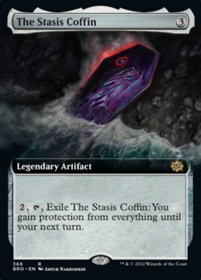 The Stasis Coffin (Extended Art) [The Brothers' War] MTG Single Magic: The Gathering    | Red Claw Gaming