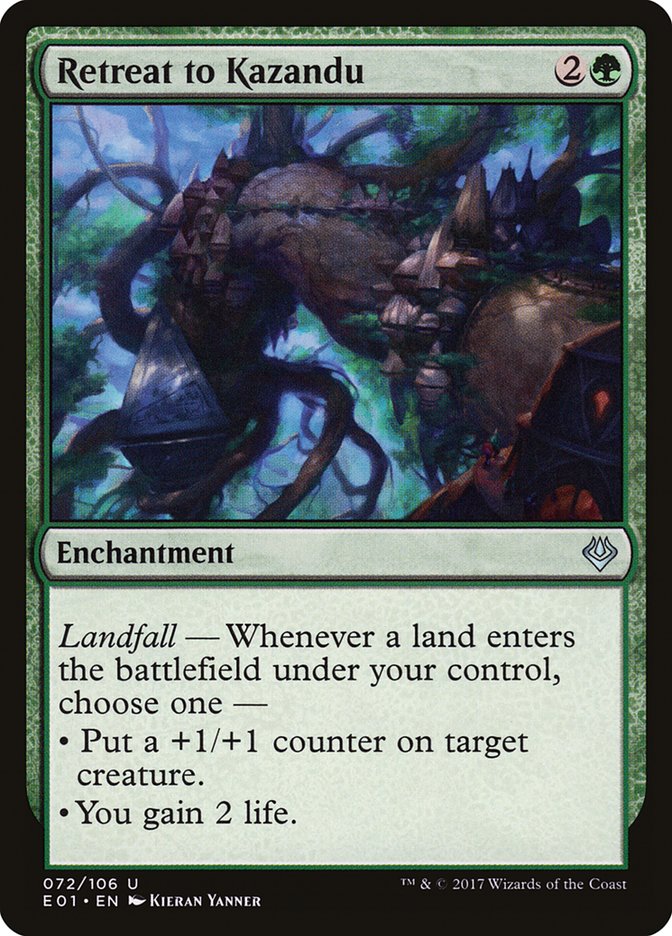 Retreat to Kazandu [Archenemy: Nicol Bolas] MTG Single Magic: The Gathering    | Red Claw Gaming
