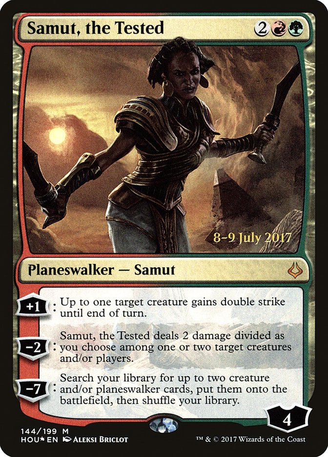 Samut, the Tested [Hour of Devastation Prerelease Promos] MTG Single Magic: The Gathering    | Red Claw Gaming