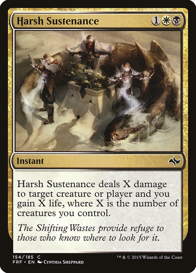 Harsh Sustenance [Fate Reforged] MTG Single Magic: The Gathering    | Red Claw Gaming