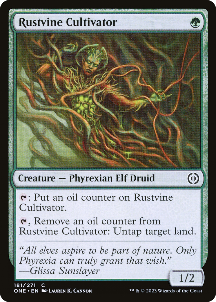 Rustvine Cultivator [Phyrexia: All Will Be One] MTG Single Magic: The Gathering    | Red Claw Gaming