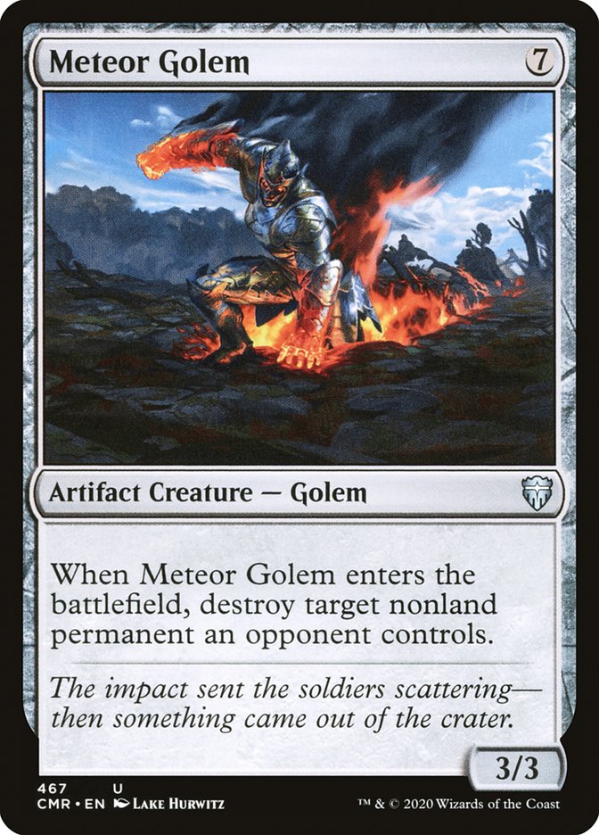 Meteor Golem (467) [Commander Legends] MTG Single Magic: The Gathering    | Red Claw Gaming