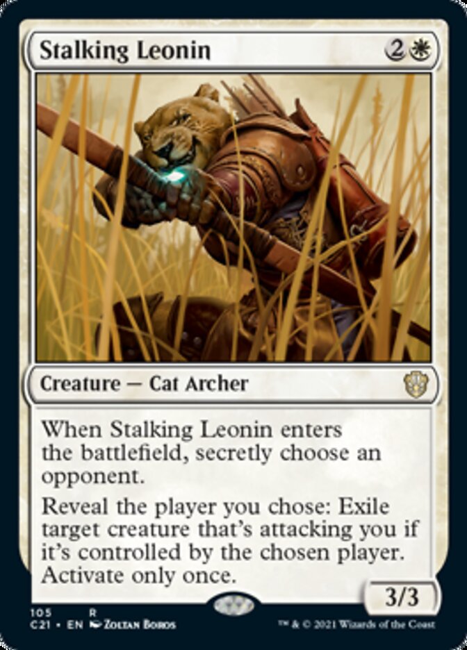 Stalking Leonin [Commander 2021] MTG Single Magic: The Gathering    | Red Claw Gaming