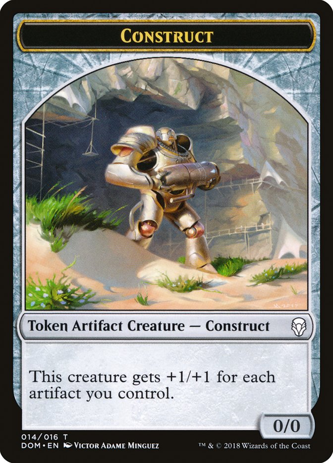 Construct Token [Dominaria Tokens] MTG Single Magic: The Gathering    | Red Claw Gaming