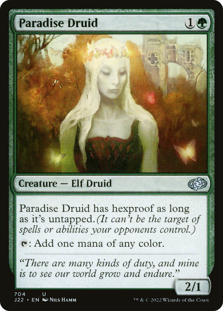 Paradise Druid [Jumpstart 2022] MTG Single Magic: The Gathering    | Red Claw Gaming