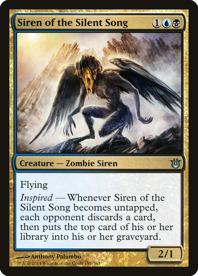 Siren of the Silent Song [Born of the Gods] MTG Single Magic: The Gathering    | Red Claw Gaming