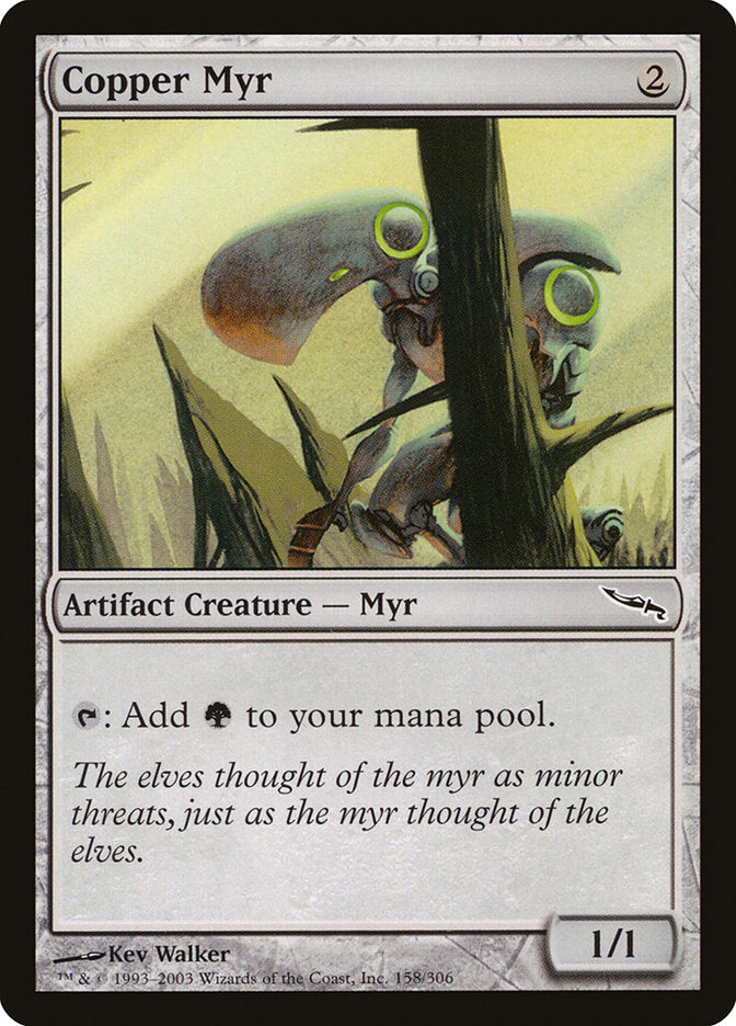Copper Myr [Mirrodin] MTG Single Magic: The Gathering    | Red Claw Gaming