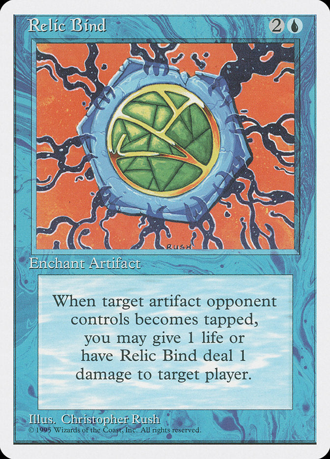 Relic Bind [Fourth Edition] MTG Single Magic: The Gathering    | Red Claw Gaming