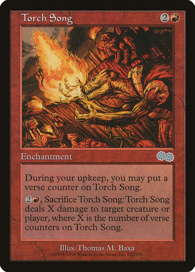 Torch Song [Urza's Saga] MTG Single Magic: The Gathering    | Red Claw Gaming
