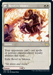 Flamescroll Celebrant // Revel in Silence [Strixhaven: School of Mages Prerelease Promos] MTG Single Magic: The Gathering    | Red Claw Gaming