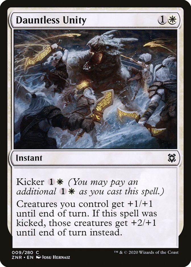 Dauntless Unity [Zendikar Rising] MTG Single Magic: The Gathering    | Red Claw Gaming