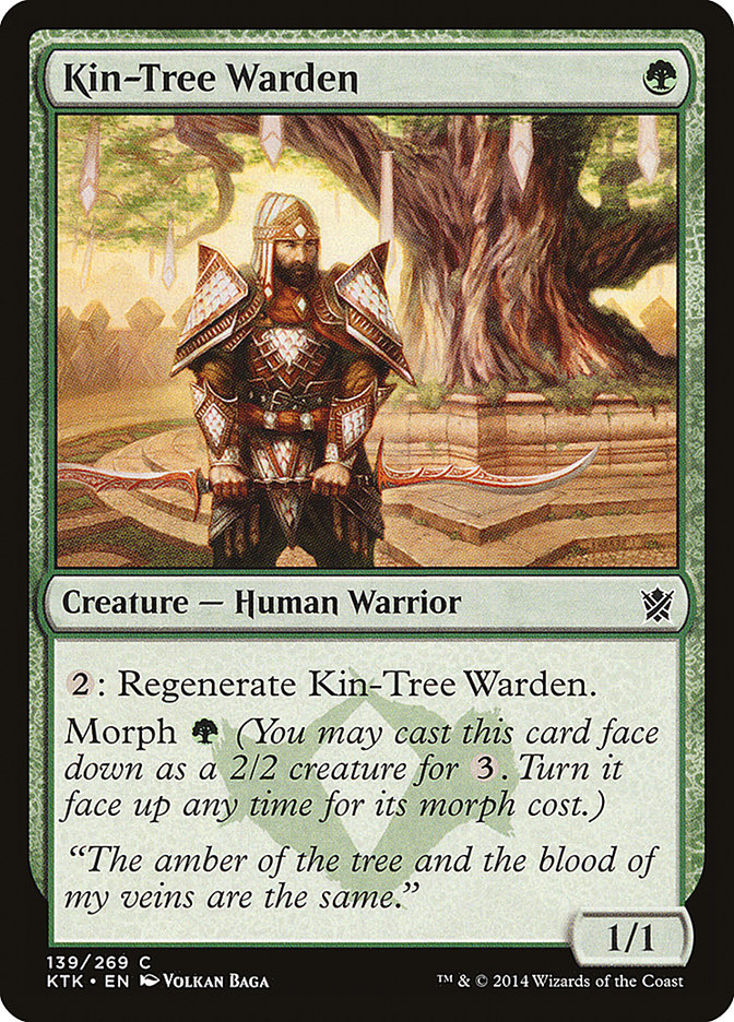 Kin-Tree Warden [Khans of Tarkir] MTG Single Magic: The Gathering    | Red Claw Gaming