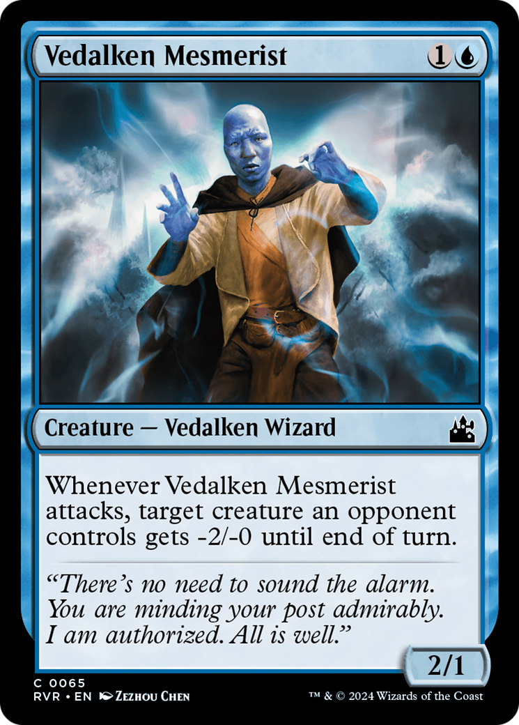 Vedalken Mesmerist [Ravnica Remastered] MTG Single Magic: The Gathering    | Red Claw Gaming