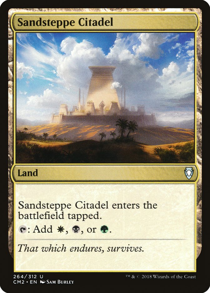 Sandsteppe Citadel [Commander Anthology Volume II] MTG Single Magic: The Gathering    | Red Claw Gaming