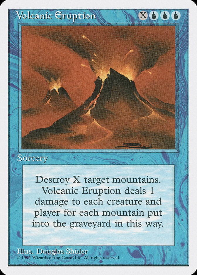 Volcanic Eruption [Fourth Edition] MTG Single Magic: The Gathering    | Red Claw Gaming