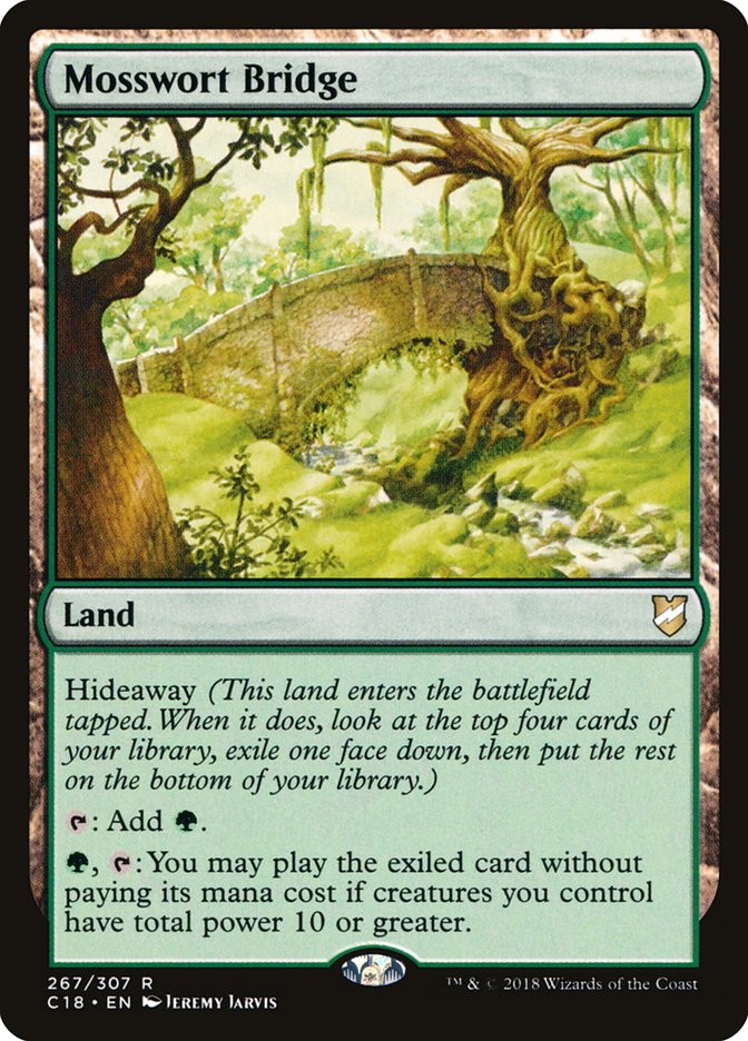 Mosswort Bridge [Commander 2018] MTG Single Magic: The Gathering    | Red Claw Gaming