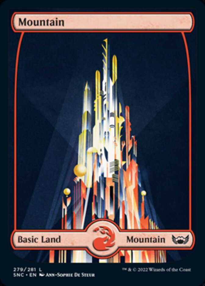 Mountain (279) [Streets of New Capenna] MTG Single Magic: The Gathering    | Red Claw Gaming
