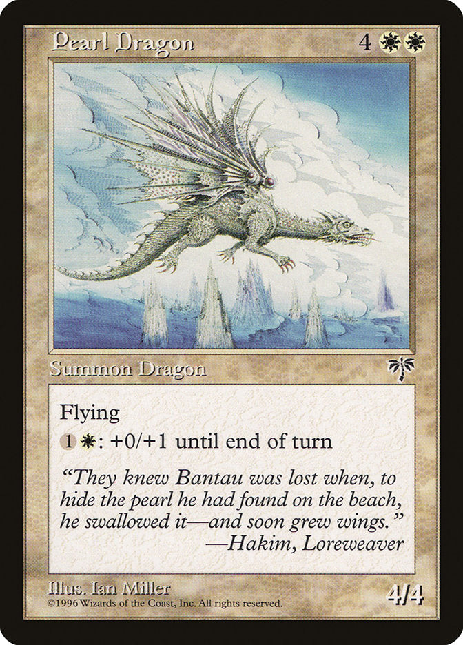 Pearl Dragon [Mirage] MTG Single Magic: The Gathering    | Red Claw Gaming