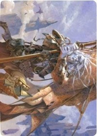 Sea Gate Banneret Art Card [Zendikar Rising Art Series] MTG Single Magic: The Gathering    | Red Claw Gaming