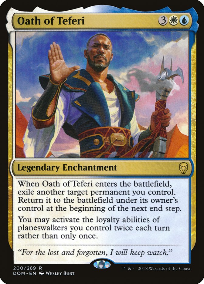 Oath of Teferi [Dominaria] MTG Single Magic: The Gathering    | Red Claw Gaming