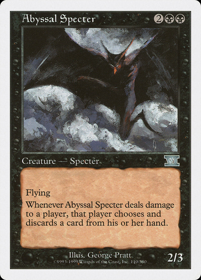 Abyssal Specter [Classic Sixth Edition] MTG Single Magic: The Gathering    | Red Claw Gaming