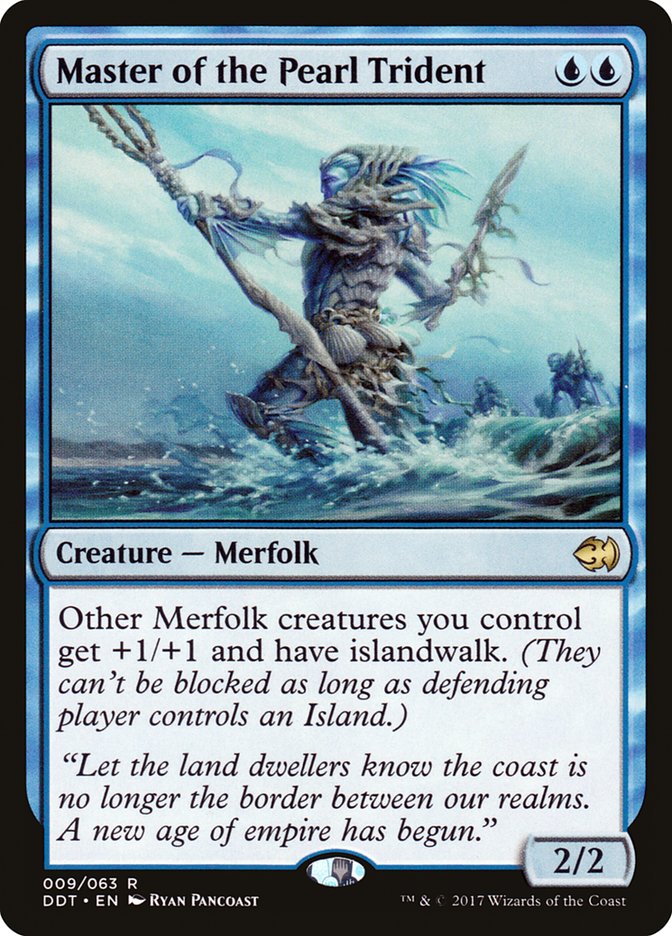 Master of the Pearl Trident [Duel Decks: Merfolk vs. Goblins] MTG Single Magic: The Gathering    | Red Claw Gaming