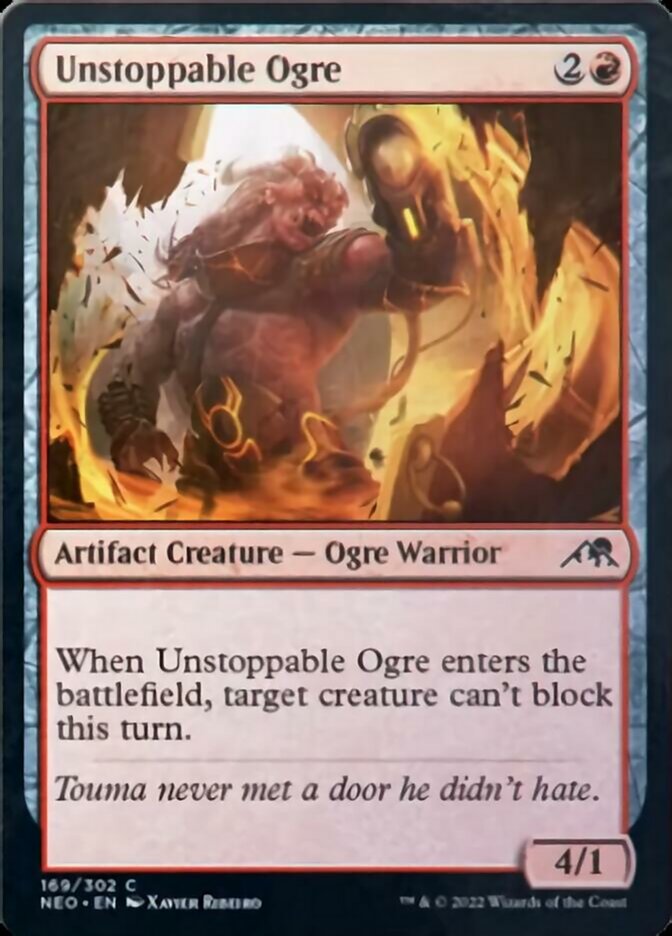 Unstoppable Ogre [Kamigawa: Neon Dynasty] MTG Single Magic: The Gathering    | Red Claw Gaming