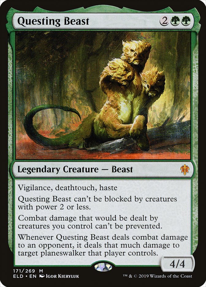 Questing Beast [Throne of Eldraine] MTG Single Magic: The Gathering    | Red Claw Gaming