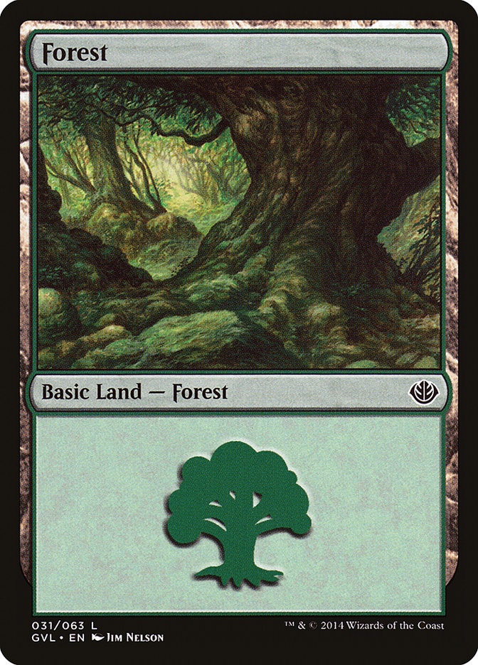 Forest (31) (Garruk vs. Liliana) [Duel Decks Anthology] MTG Single Magic: The Gathering    | Red Claw Gaming