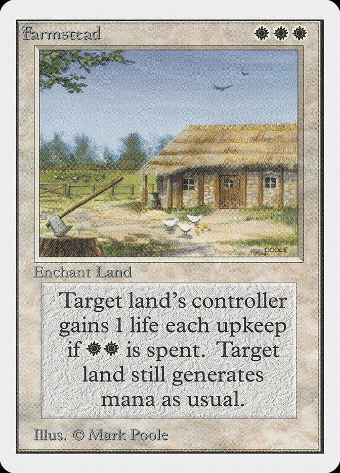 Farmstead [Unlimited Edition] MTG Single Magic: The Gathering    | Red Claw Gaming