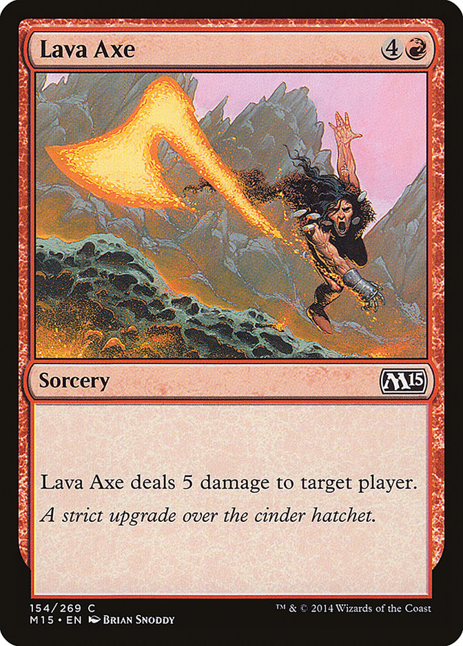 Lava Axe [Magic 2015] MTG Single Magic: The Gathering    | Red Claw Gaming
