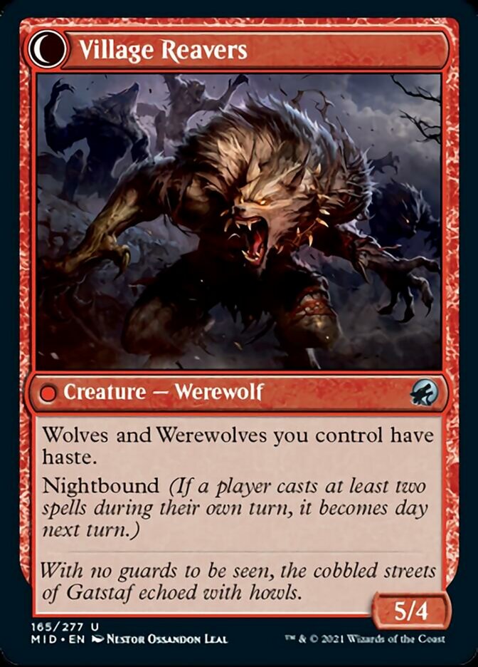 Village Watch // Village Reavers [Innistrad: Midnight Hunt] MTG Single Magic: The Gathering    | Red Claw Gaming