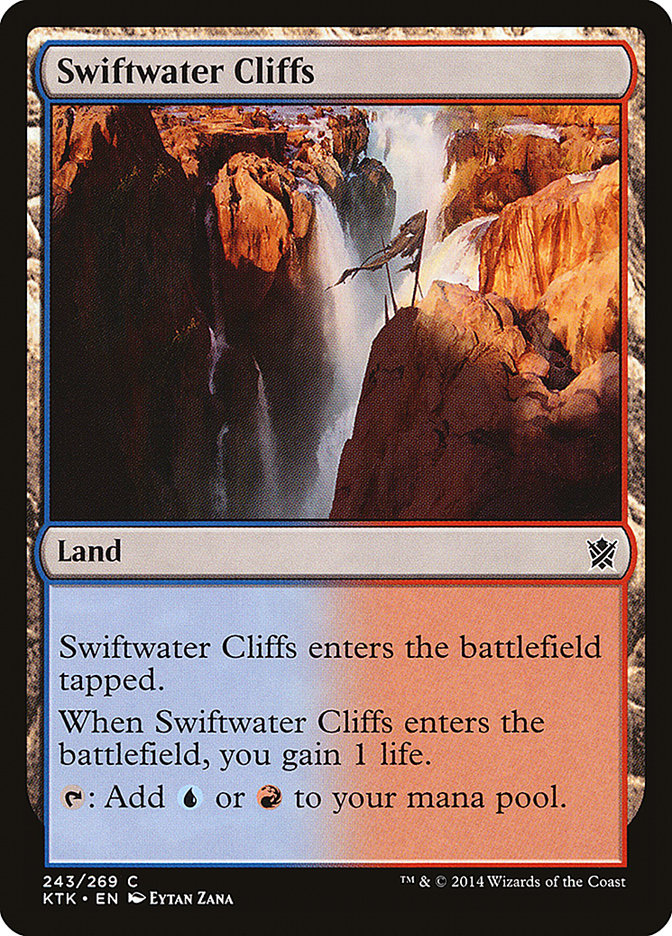 Swiftwater Cliffs [Khans of Tarkir] MTG Single Magic: The Gathering    | Red Claw Gaming