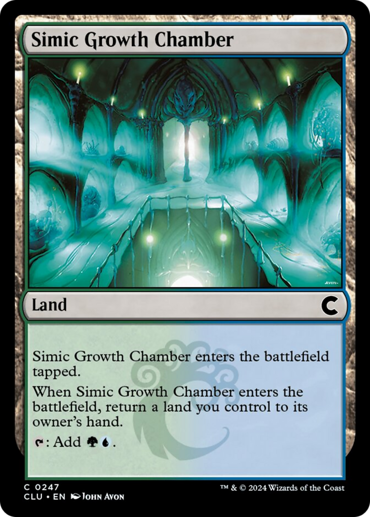 Simic Growth Chamber [Ravnica: Clue Edition] MTG Single Magic: The Gathering    | Red Claw Gaming