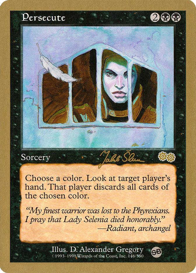 Persecute (Jakub Slemr) (SB) [World Championship Decks 1999] MTG Single Magic: The Gathering    | Red Claw Gaming