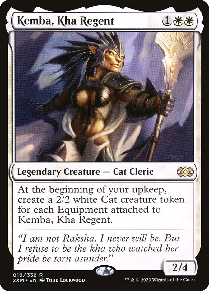 Kemba, Kha Regent [Double Masters] MTG Single Magic: The Gathering    | Red Claw Gaming