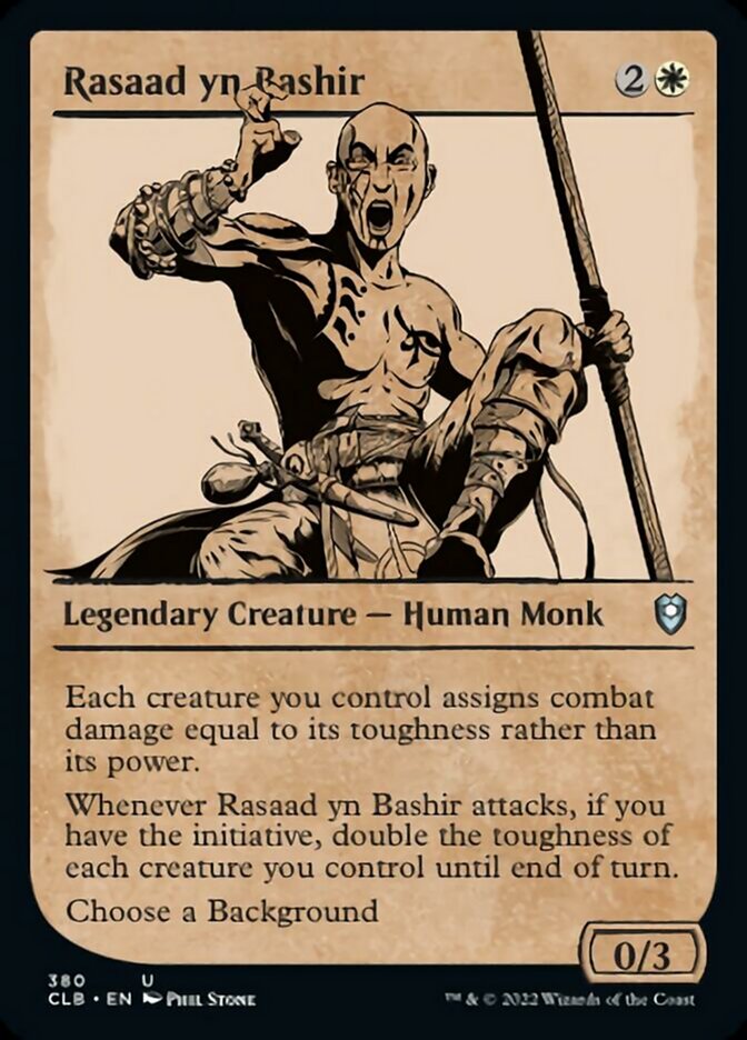Rasaad yn Bashir (Showcase) [Commander Legends: Battle for Baldur's Gate] MTG Single Magic: The Gathering    | Red Claw Gaming