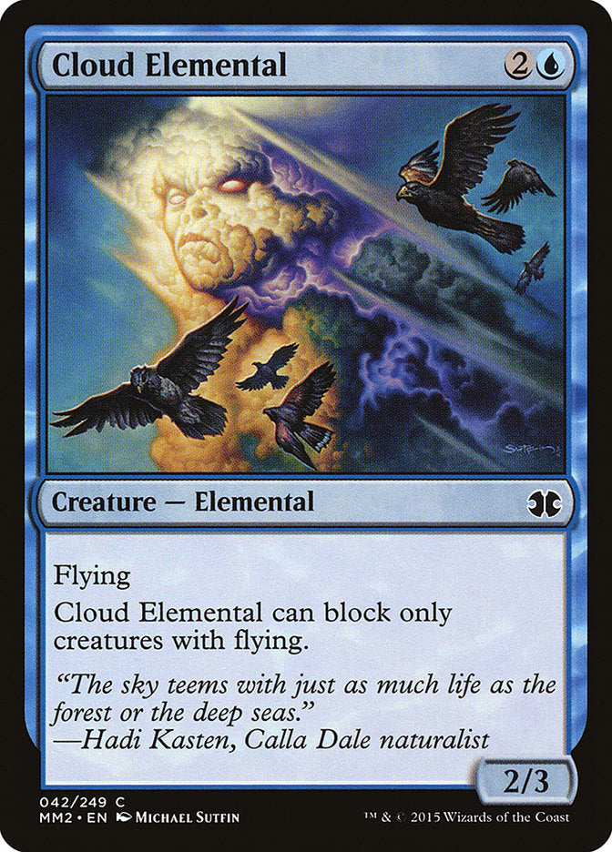 Cloud Elemental [Modern Masters 2015] MTG Single Magic: The Gathering    | Red Claw Gaming