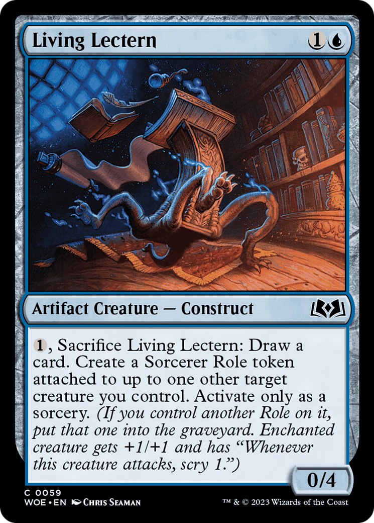 Living Lectern [Wilds of Eldraine] MTG Single Magic: The Gathering    | Red Claw Gaming