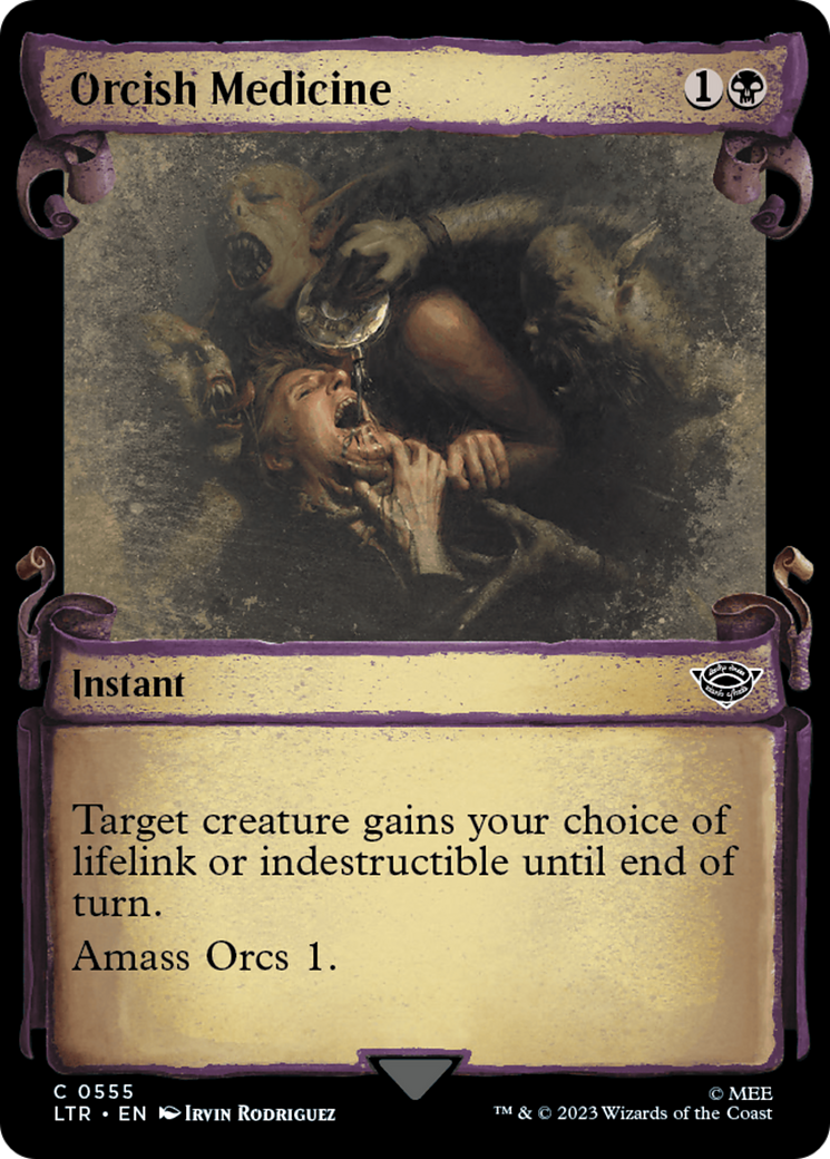 Orcish Medicine [The Lord of the Rings: Tales of Middle-Earth Showcase Scrolls] MTG Single Magic: The Gathering    | Red Claw Gaming