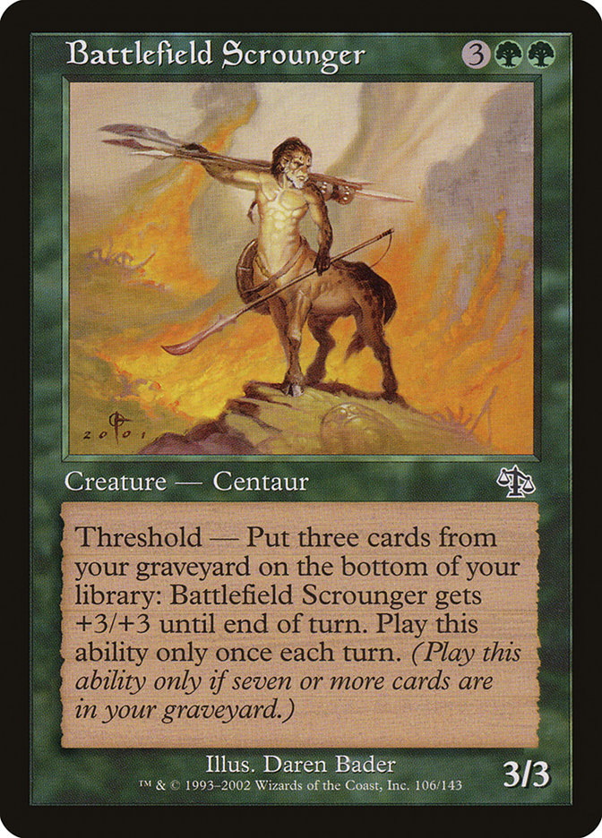 Battlefield Scrounger [Judgment] MTG Single Magic: The Gathering    | Red Claw Gaming