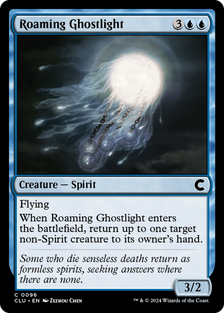 Roaming Ghostlight [Ravnica: Clue Edition] MTG Single Magic: The Gathering    | Red Claw Gaming